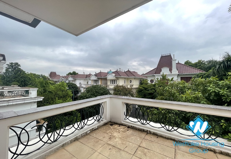 Large house for rent in D block, Tay Ho, Hanoi
